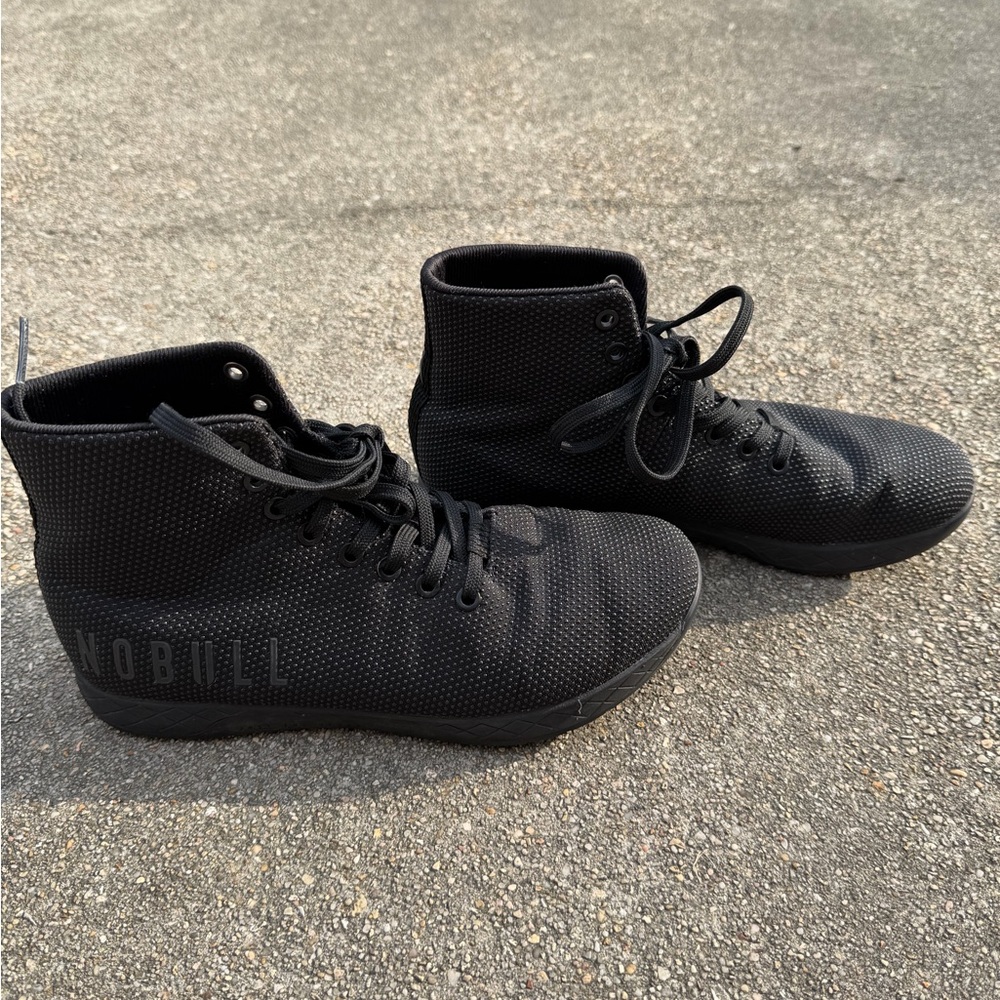 NOBULL Outwork Hightop Sneaker M8 W9.5 Minimalist CrossFit Weight Training Gym